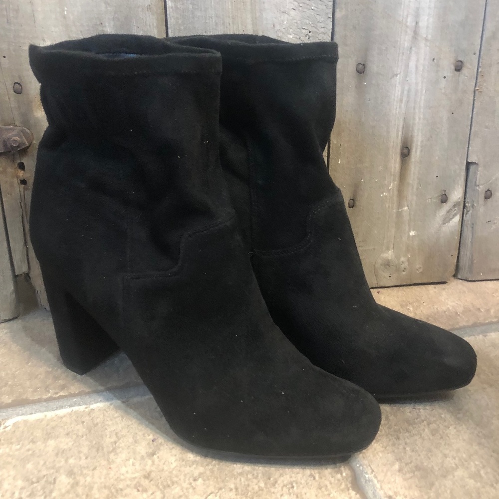 Womens Black Suede Boots